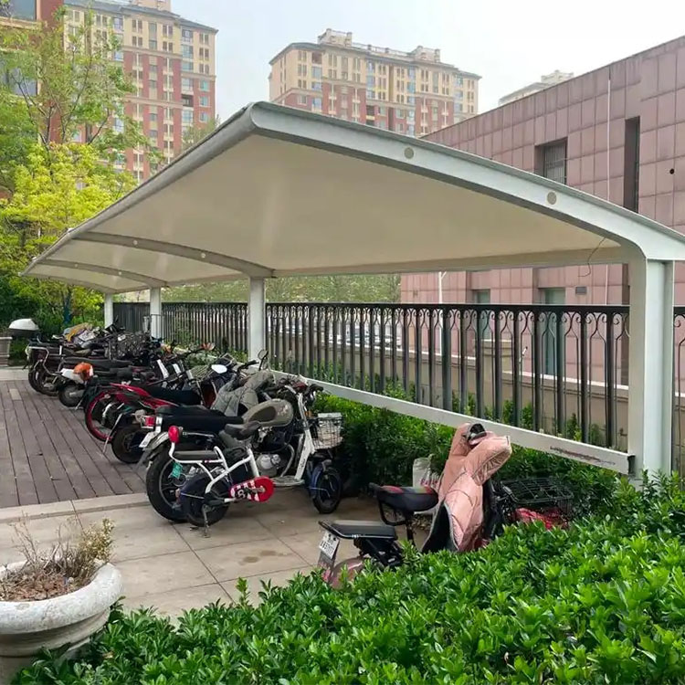 阳山县膜结构电动车棚